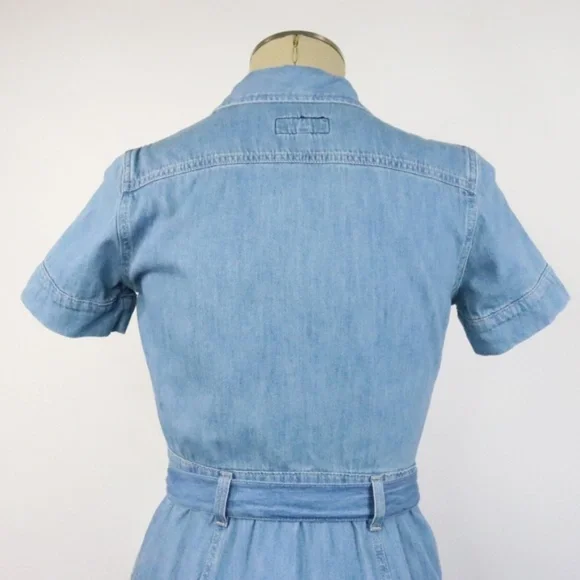 CURRENT/ELLIOTT The Jackie Denim Dress - Picture 6 of 8